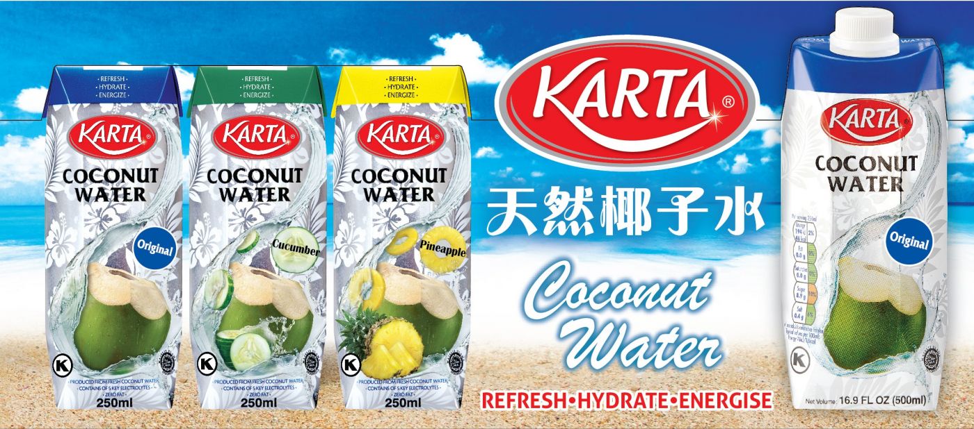 Karta Coconut Water 1000ml By Kara Marketing (M) Sdn Bhd, Malaysia